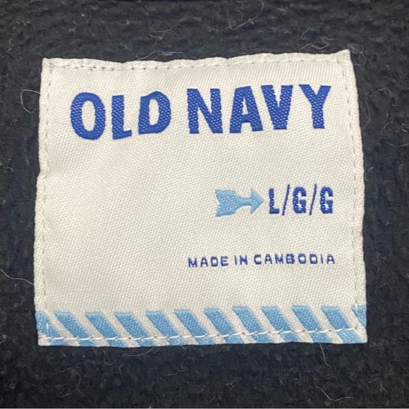 Old Navy Women’s Fleece Pullover Jacket L Black Gray 1/4 Zip Collar Long Sleeves - Picture 8 of 12